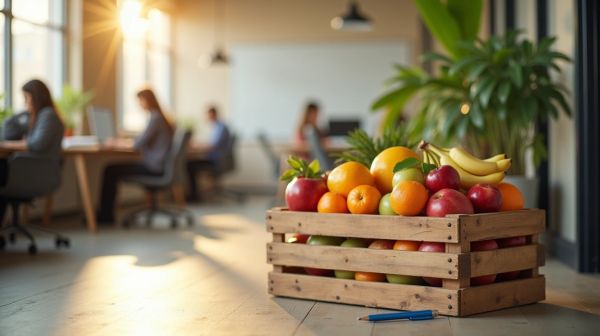 Comment développer le bien-être en entreprise avec la livraison de corbeille de fruits